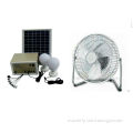 Solar Power System with Phone Charger and DC Fan